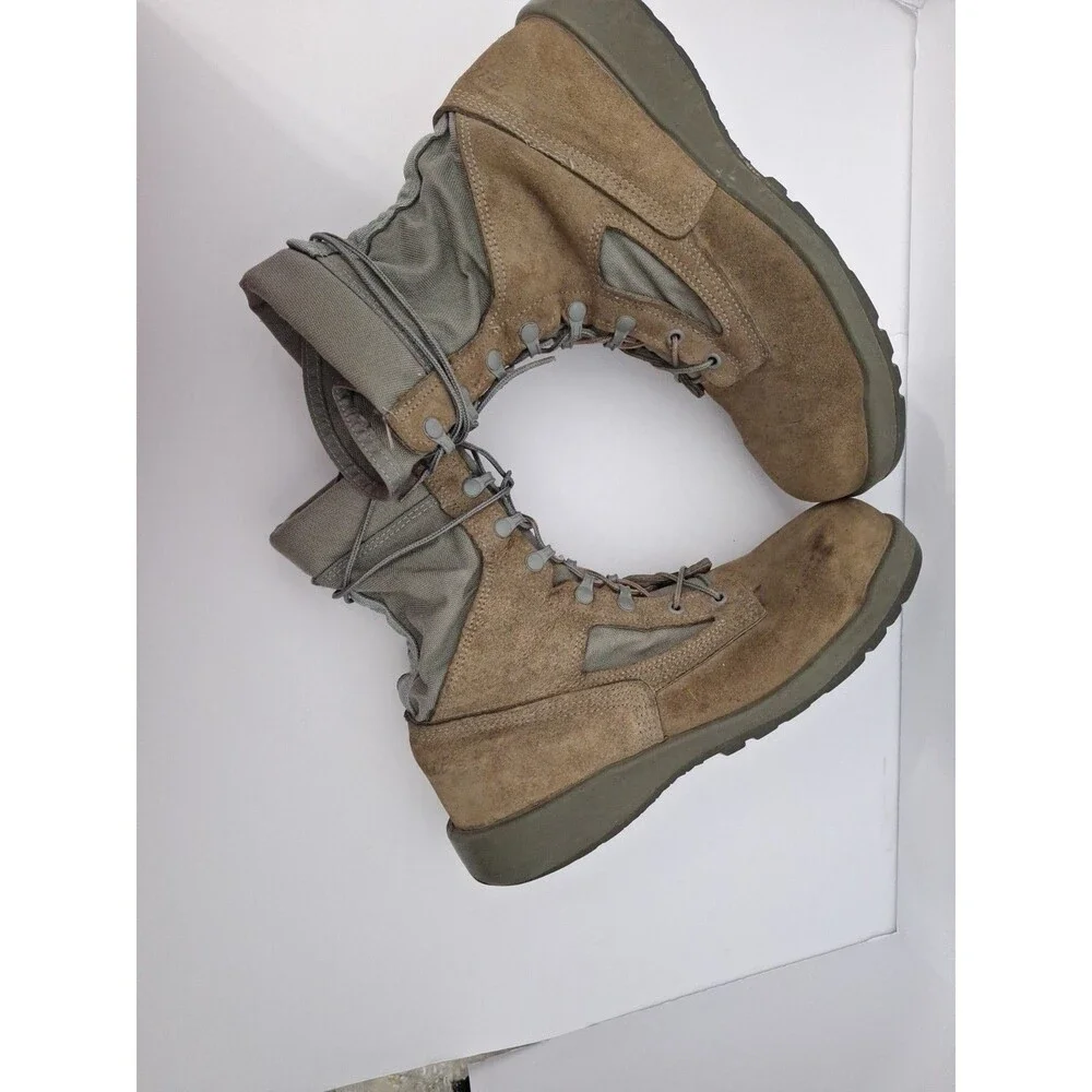 Belleville 600ST Sage Green Combat Boot Men 10.5 SteelToe USA Military Issue